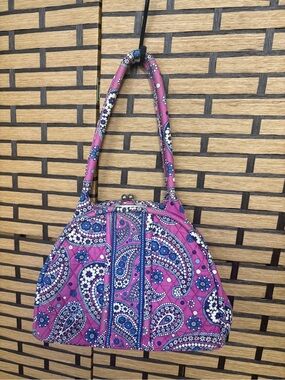 Vera Bradley purple paisley handbag